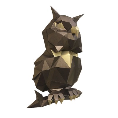 3D-origami-paperraz-trofei-sova-bronza-3-1000-80-10